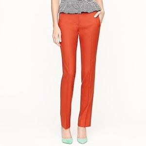 J. Crew Petite Stovepipe Trouser in Wool Flanel